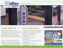 Tablet Screenshot of moeller-metallbau.com